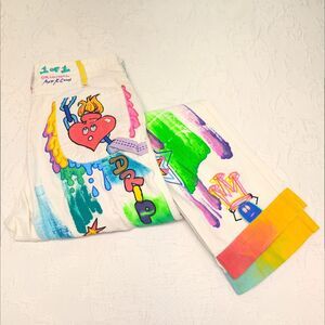 Custom Painted Stitched And Patched Dickies Painters Pants 33x34 One Of A Kind